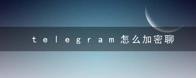 telegram怎么加密聊天-telegram加密聊天方法 最新版 官方下载