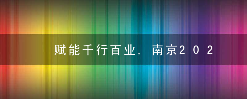 ​赋能千行百业,南京2025年软件和信息服务产业规模