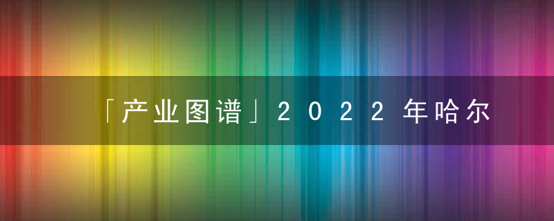 「产业图谱」2022年哈尔滨市产业布局及产业招商地图
