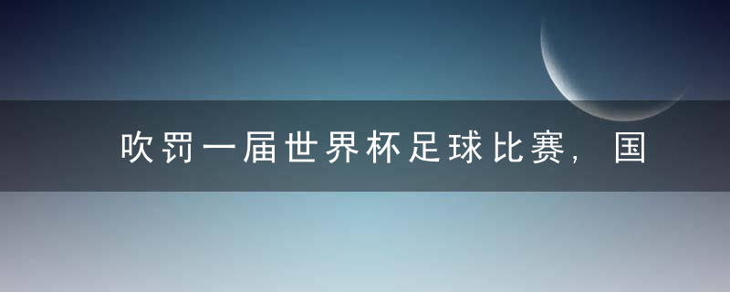 吹罚一届世界杯足球比赛,国际裁判能赚多少钱(吹罚一届世界杯足球比赛,国际裁判能赚多少钱)