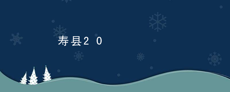 寿县20