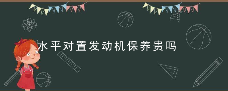 水平对置发动机保养贵吗