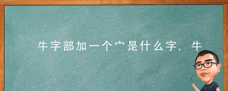 牛字部加一个宀是什么字,牛字部加一个宀念什么