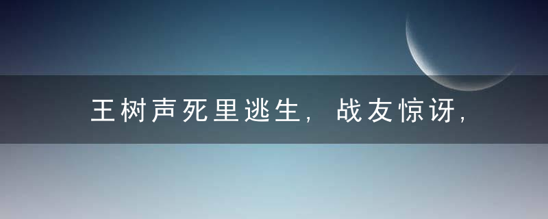 王树声死里逃生,战友惊讶,你还活着,树上挂的人头是谁