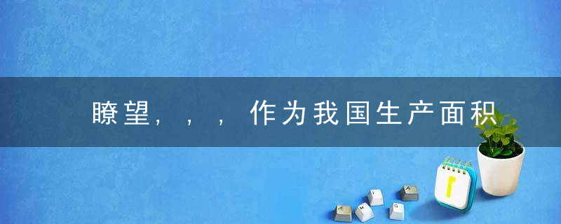 瞭望,,,作为我国生产面积蕞大的粮食作物,玉米育种面